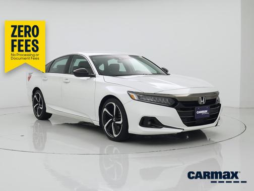 White 2021 Honda Accord Sport SE
