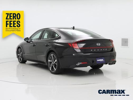 Black 2021 Hyundai SONATA SEL Plus