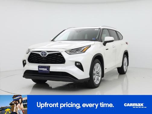 White 2021 Toyota Highlander Hybrid Limited