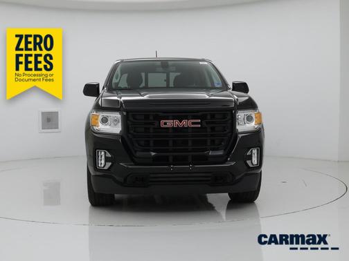 Black 2022 GMC Canyon Elevation