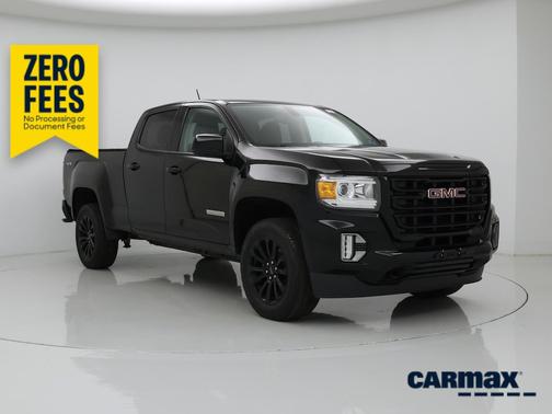 Black 2022 GMC Canyon Elevation