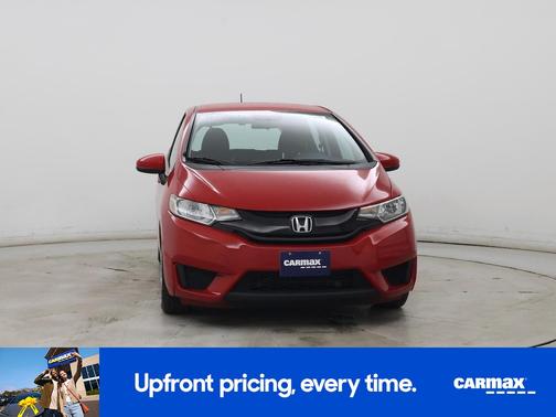 Red 2015 Honda Fit LX