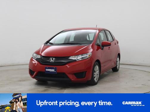 Red 2015 Honda Fit LX