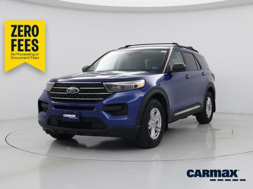 Blue 2022 Ford Explorer XLT