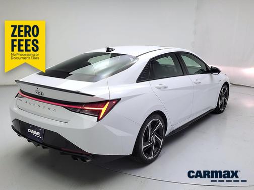 White 2021 Hyundai ELANTRA N Line