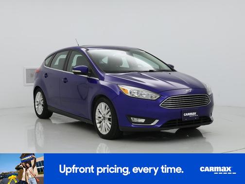 Blue 2015 Ford Focus Titanium