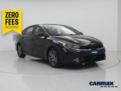 Black 2022 Kia Forte GT-Line