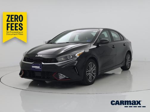 Black 2022 Kia Forte GT-Line