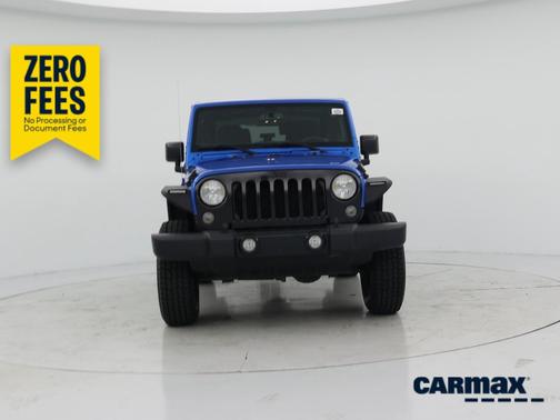 Blue 2015 Jeep Wrangler Willys Wheeler