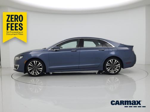 Blue 2019 Lincoln MKZ Reserve II