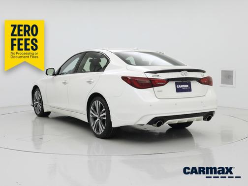 White 2023 INFINITI Q50 Sensory