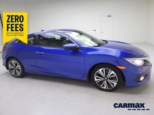Blue 2018 Honda Civic EX-L