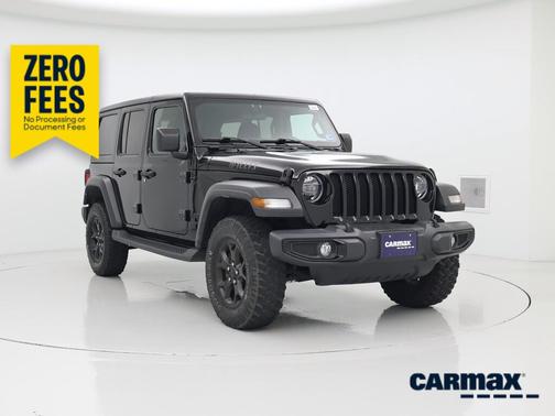 Black 2022 Jeep Wrangler Unlimited Willys