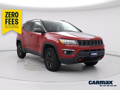 Red 2018 Jeep Compass Trailhawk