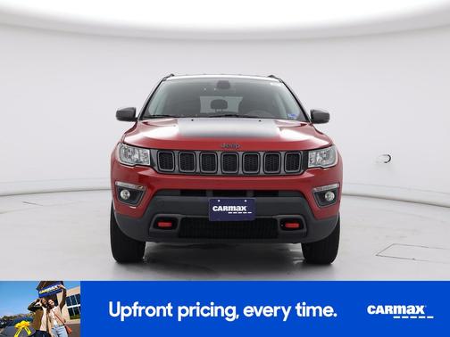 Red 2018 Jeep Compass Trailhawk