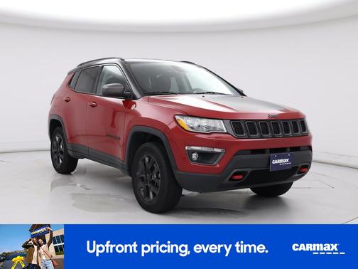 Red 2018 Jeep Compass Trailhawk