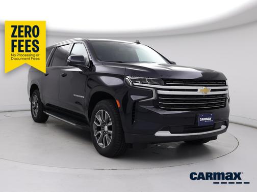Blue 2022 Chevrolet Suburban LT