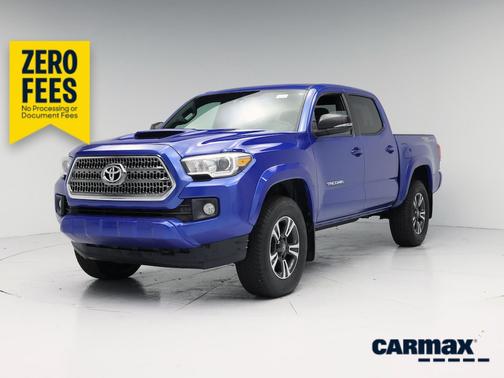 Blue 2017 Toyota Tacoma TRD Sport