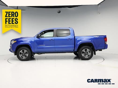 Blue 2017 Toyota Tacoma TRD Sport