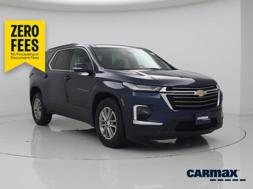 Blue 2023 Chevrolet Traverse LT Cloth