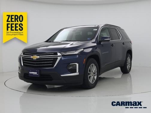 Blue 2023 Chevrolet Traverse LT Cloth