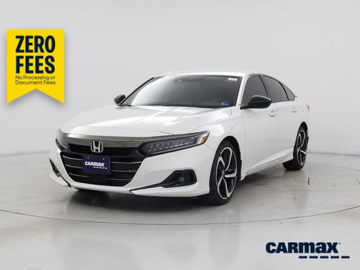 White 2022 Honda Accord Sport