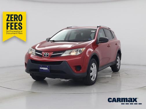 Red 2015 Toyota RAV4 LE