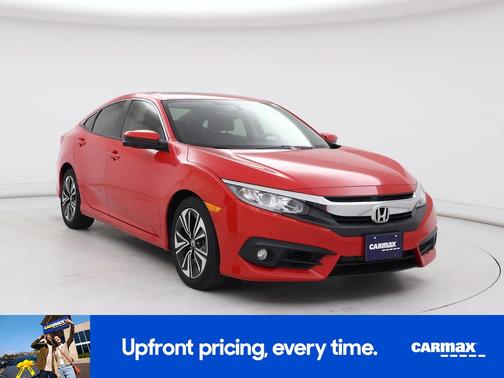 Red 2018 Honda Civic EX-L