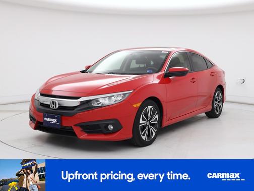 Red 2018 Honda Civic EX-L