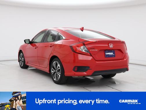 Red 2018 Honda Civic EX-L