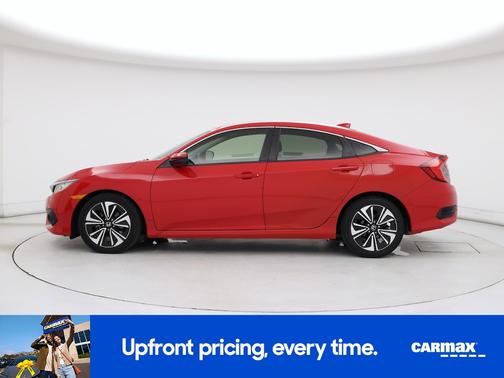 Red 2018 Honda Civic EX-L