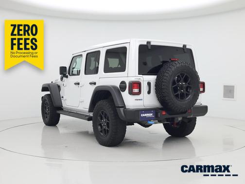 White 2024 Jeep Wrangler 4xe Willy's