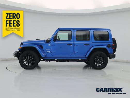 Blue 2024 Jeep Wrangler 4xe Sahara