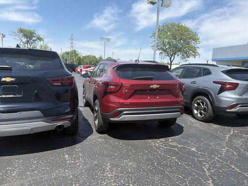 Crimson Metallic 2025 Chevrolet Trax LT