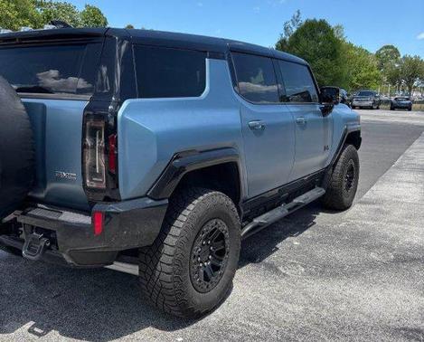 Neptune Blue Matte 2024 GMC HUMMER EV SUV 3X
