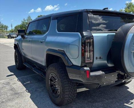 Neptune Blue Matte 2024 GMC HUMMER EV SUV 3X