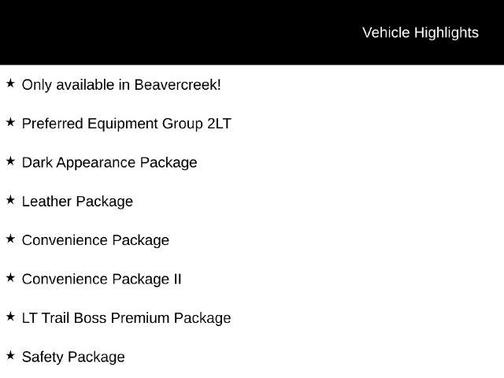 Black 2026 Chevrolet Silverado 1500 LT Trail Boss