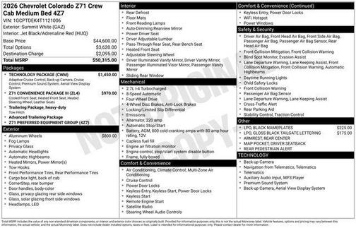 2026 Chevrolet Colorado Z71