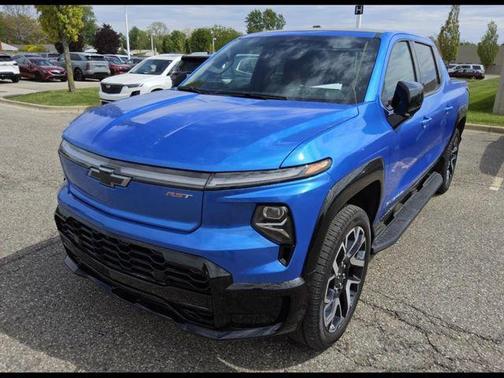 Riptide Blue Metallic 2025 Chevrolet Silverado EV RST