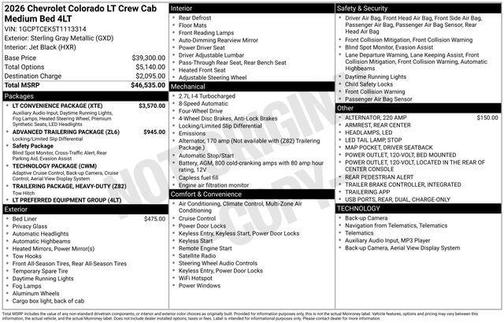 2026 Chevrolet Colorado LT