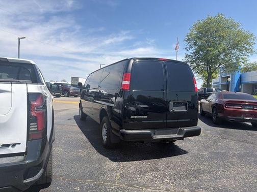 Black 2024 Chevrolet Express 3500 RWD 3500 Extended Wheelbase WT