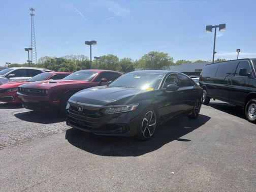 Crystal Black Pearl 2021 Honda Accord Sport 1.5T