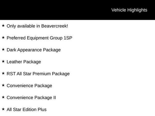 Black 2026 Chevrolet Silverado 1500 RST
