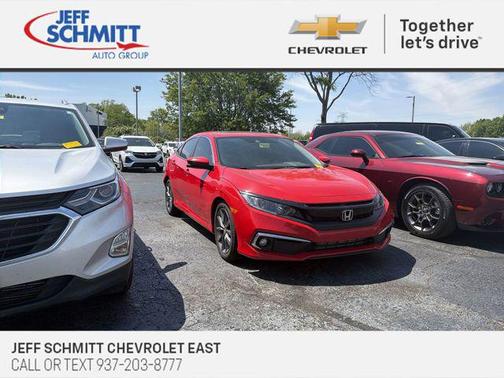 Molten Lava Pearl 2019 Honda Civic EX