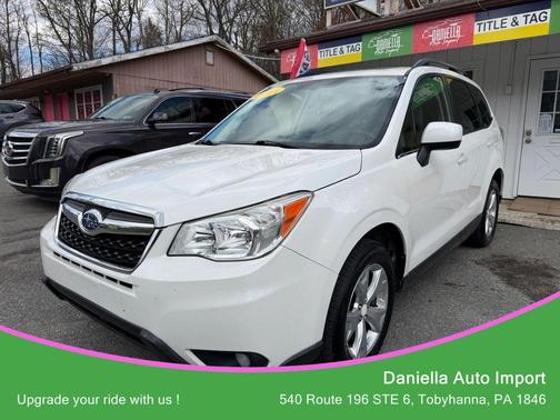Satin White Pearl 2015 Subaru Forester 2.5i Limited