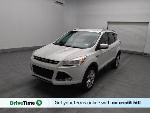 White Platinum Metallic Tri-Coat 2016 Ford Escape Titanium