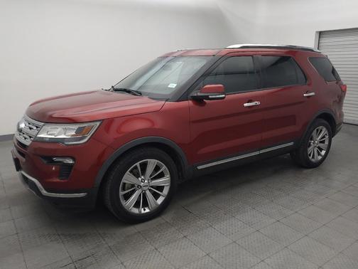 Red 2019 Ford Explorer Limited
