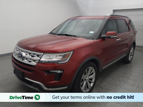 Red 2019 Ford Explorer Limited