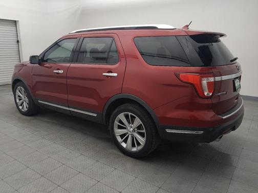 Red 2019 Ford Explorer Limited