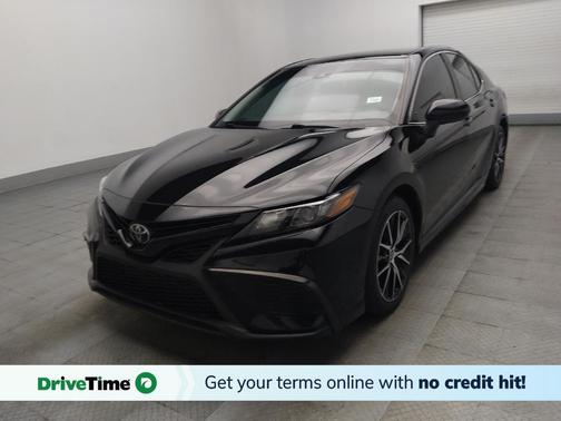 Midnight Black Metallic 2021 Toyota Camry SE